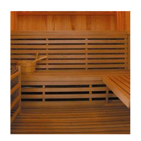 Sauna Finlandese per 5 persone in Legno Hemlock 200x208 Fitness