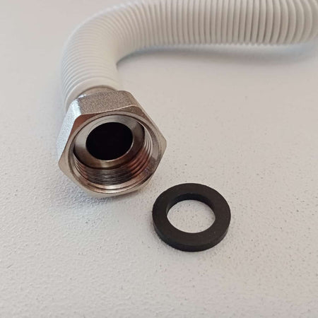 Flessibile MF 1 pollice da 10 a 20cm circa allungabile acciaio inox rivestito