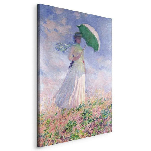 Quadro - Woman with a Parasol, facing right