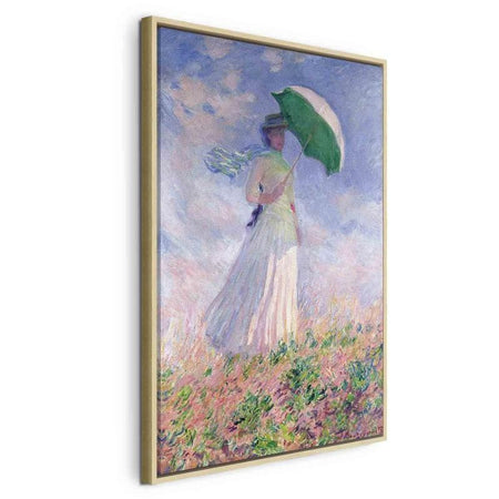 Quadro - Woman with a Parasol, facing right