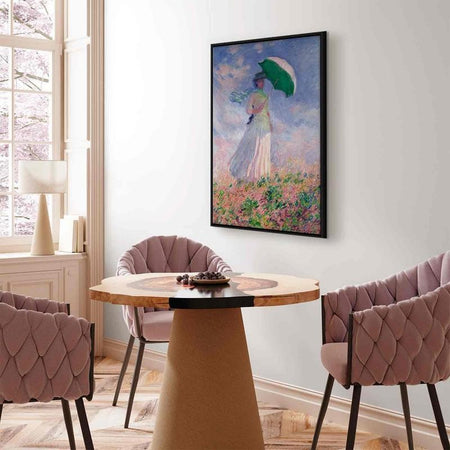 Quadro - Woman with a Parasol, facing right