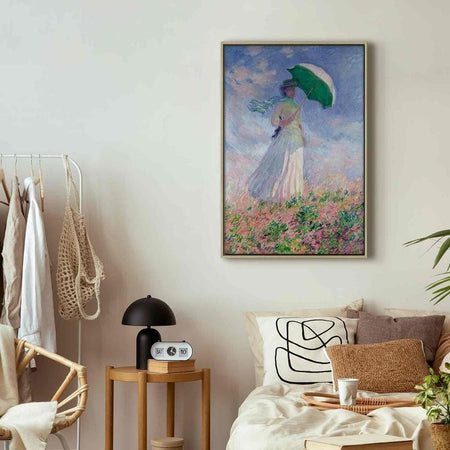 Quadro - Woman with a Parasol, facing right