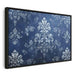 Quadro - Retro Ornament Decorative Motif in Worn Blues