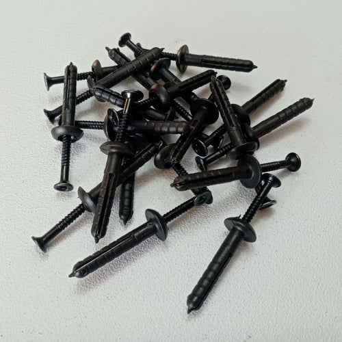 Tassello 6x40mm colore testa di moro per scossalina - 20pz