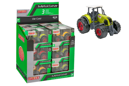 Trattore Die Cast 3 colori