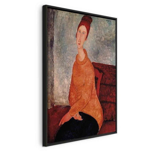 Quadro - Jeanne Hebuterne in a Yellow Sweater