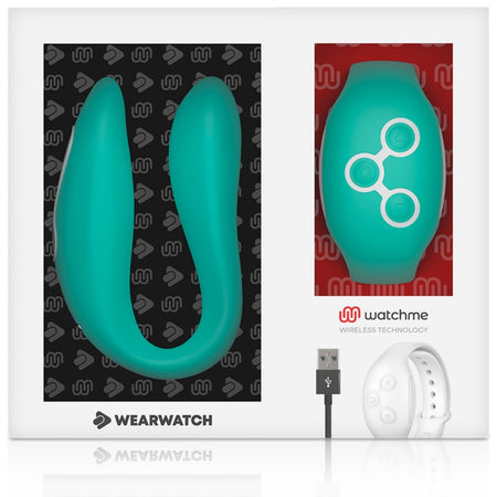 Vibratore di coppia con controllo remoto Watchme Verde