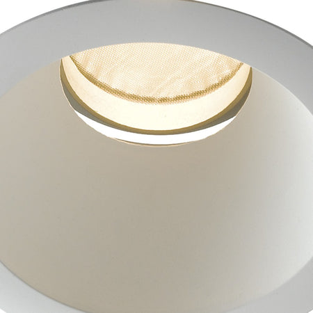 Faretto Incasso Alluminio Bianco Cartongesso Led 10 watt Luce Calda