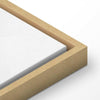 Quadro - Silver Intricacies - Fluid Metallic Figure on a Gradient Background