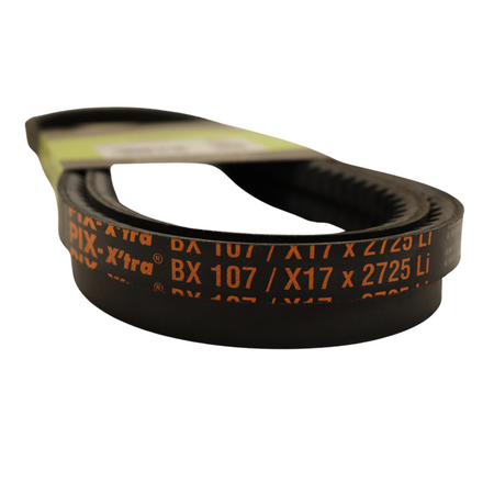 Cinghia BX 107 adattabile al riferimento originale BCS Duplex 36220017