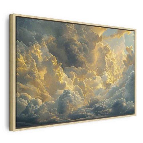 Quadro - Last Breath of the Day: Clouds Illuminated by Evening Glow