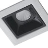 Faretto Incasso Modulo Bianco Nero Lucido Cartongesso Led 2 watt Luce Naturale