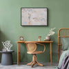 Quadro - Fairy-Tale Moon - Pastel Moon with Balloons Among Colorful Clouds and Stars in Subdued Colors on a Light Backgr