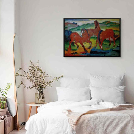 Quadro - The Red Horses (Grazing Horses IV) (Franz Marc)