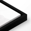 Quadro - Letters Above the Rainbow - Letters Among Streams of Rain and Clouds with a Rainbow Moon and Stars on a Light B