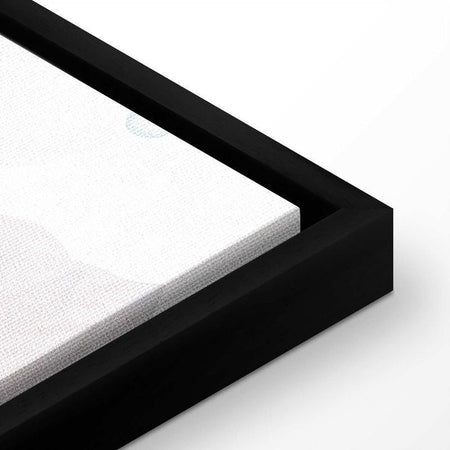 Quadro - Letters Above the Rainbow - Letters Among Streams of Rain and Clouds with a Rainbow Moon and Stars on a Light B
