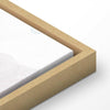 Quadro - Letters Above the Rainbow - Letters Among Streams of Rain and Clouds with a Rainbow Moon and Stars on a Light B