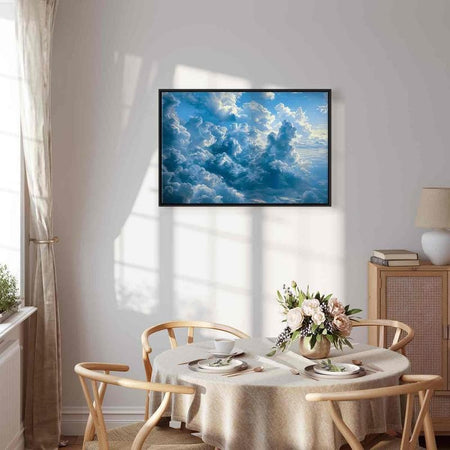 Quadro - Ocean in the Air: Waving Clouds Reflecting Morning Light