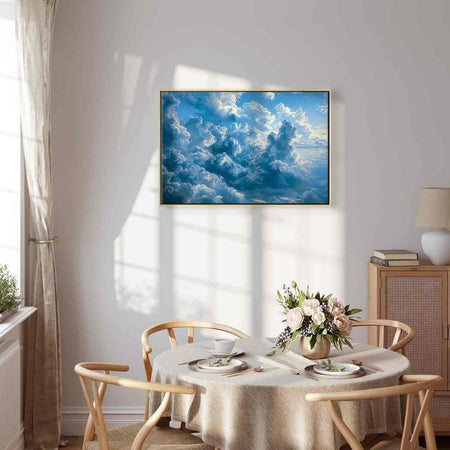 Quadro - Ocean in the Air: Waving Clouds Reflecting Morning Light