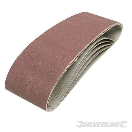 Nastri abrasivi 75 x 533mm in ossido di alluminio per levigatrici a nastro prezzo silverline