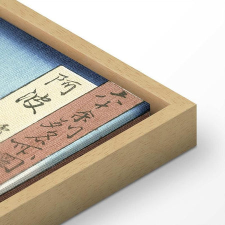 Quadro - View of the Naruto whirlpools at Awa from the series Rokuju-yoshu Meisho zue (Utagawa Hiroshige)