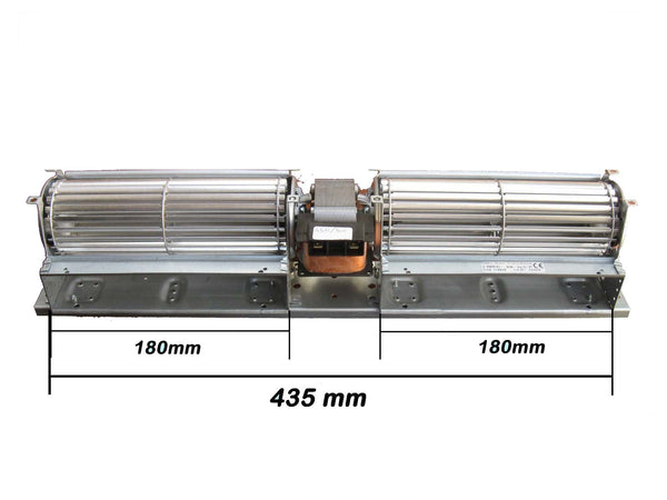 VENTOLA TANGENZIALE MOTORE DOPPIO X FORNO / FRIGO 220 VOLT ventola 18 SP 305