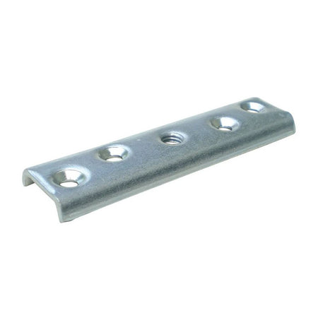 Ibfm art. 327 M8 piastra di fissaggio in acciaio zincata per carrelli scorrevoli