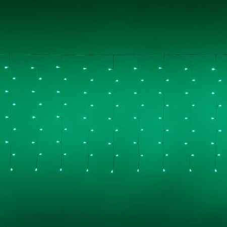 Tenda luminosa 180 led multicolor di Natale cascata da interno ed esterno 400 cm