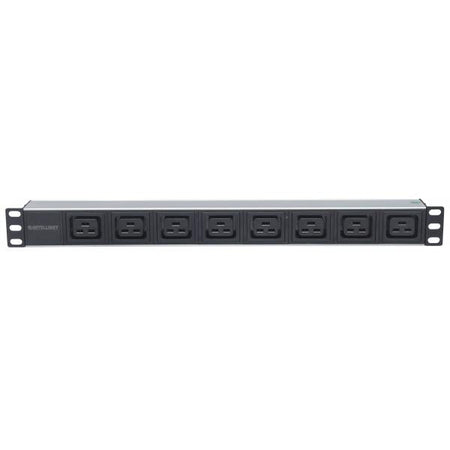 Multipresa montaggio a rack 19'' 1U 8 uscite C19 Spina Italiana