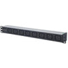 Multipresa montaggio a rack 19'' 1U 8 uscite C19 Spina Italiana