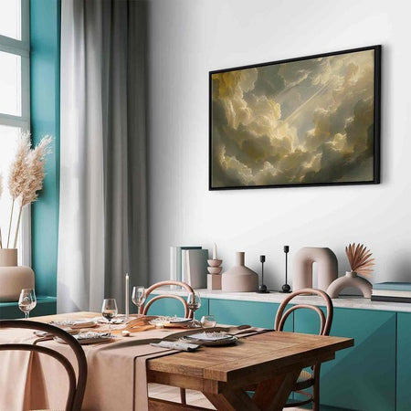 Quadro - Enchanting Play of Colors Against a Backdrop of Clouds