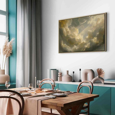 Quadro - Enchanting Play of Colors Against a Backdrop of Clouds