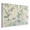 Quadro - Watercolor Botanical Motif Delicate Green-Beige Leaves