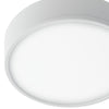 Plafoniera Bianco Goffrato Alluminio Tondo Cartongesso Led 36 watt Luce Naturale