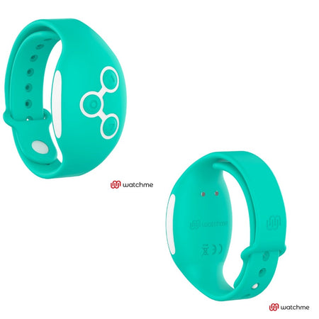 Vibratore di coppia con controllo remoto Watchme Indaco Acqua Marina