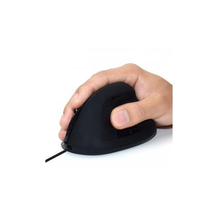 MOUSE USB ERGONOMICO IMPUGNATURA VERT.