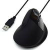MOUSE USB ERGONOMICO IMPUGNATURA VERT.