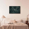 Quadro - Oriental Pattern Carpet: Emerald Ornaments and Worn Patterns