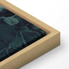 Quadro - Oriental Pattern Carpet: Emerald Ornaments and Worn Patterns