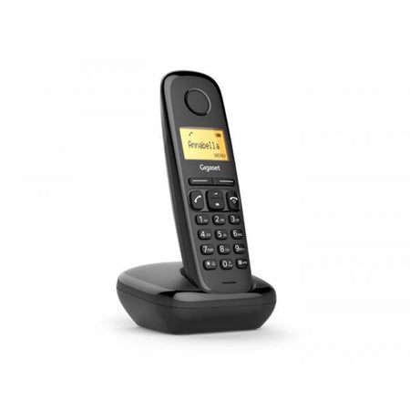 GIGASET A170 DUO (NERO) - TELEFONO CORDLESS DOPPIO - FUNZIONE SVEGLIA