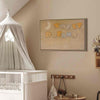Quadro - Sweet Dreams - Pastel Inscription Surrounded by the Moon and Stars