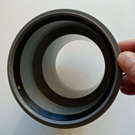 Riduzione F 110 x M 100mm raccordo con guarnizione
