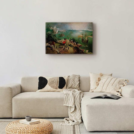 Quadro - Landscape with the Fall of Icarus