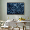 Quadro - Abstract Ornaments Dark Blue Victorian Leaves