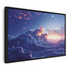 Quadro - Night Concert in the Mountains: Clouds Illuminated by the Last Rays of the Sun