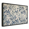 Quadro Delicate foglie blu
