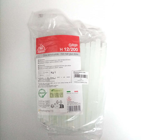 Colla a caldo a stick 12 x 200mm trasparente