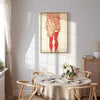Quadro - Stehende Frau in Rot