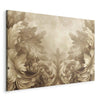 Quadro - Carved Baroque Ornaments Rich Composition in Sepia Colors