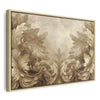 Quadro - Carved Baroque Ornaments Rich Composition in Sepia Colors